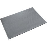 Crown Comfort-King 1/2" Thick Dry Area Anti-Fatigue Mat - 2' x 3', Gray